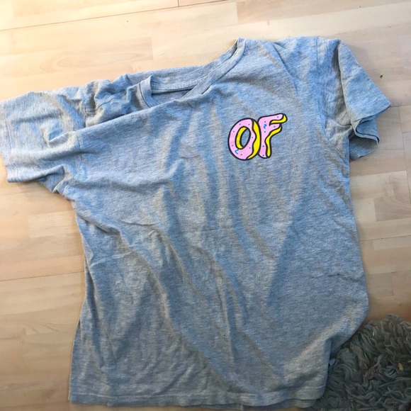 OF t-shirt, grey and pink size men s/m - Picture 1 of 1